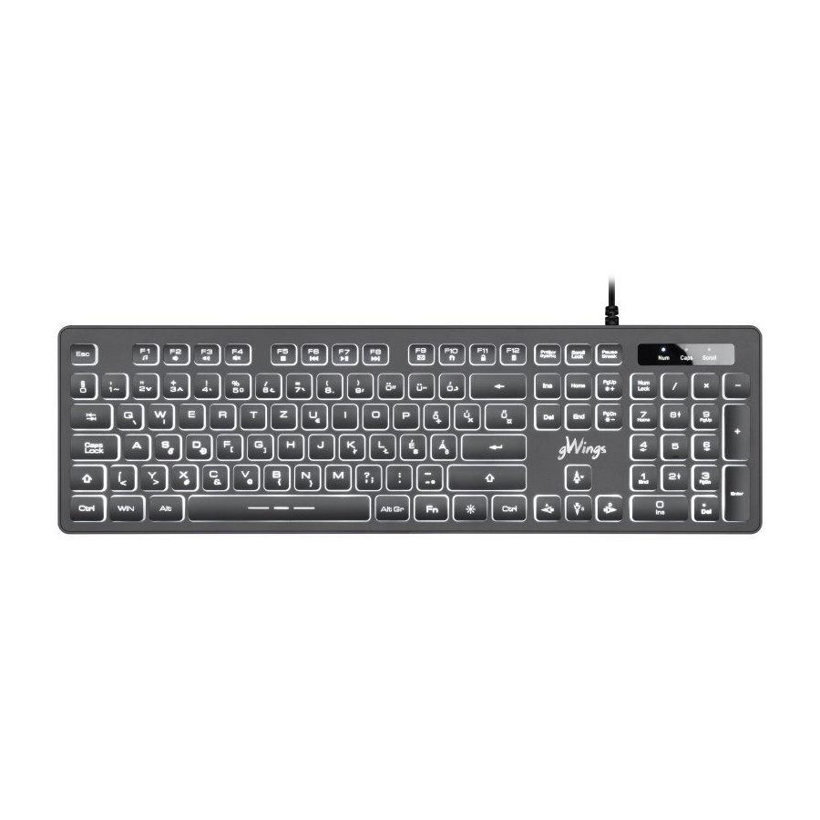 gWings 470kb keyboard Black HU gWings 470kb keyboard Black HU