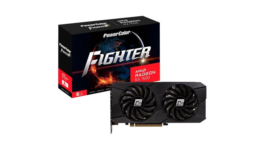 PowerColor RX 7600 8GB DDR6 Fighter V2 PowerColor RX 7600 8GB DDR6 Fighter V2