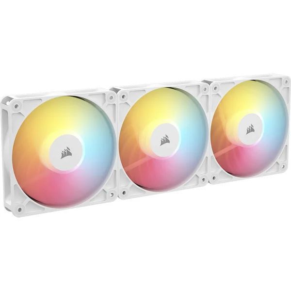 Corsair RS120 Reverse ARGB 120mm PWM Fan (3-pack) White Corsair RS120 Reverse ARGB 120mm PWM Fan (3-pack) White