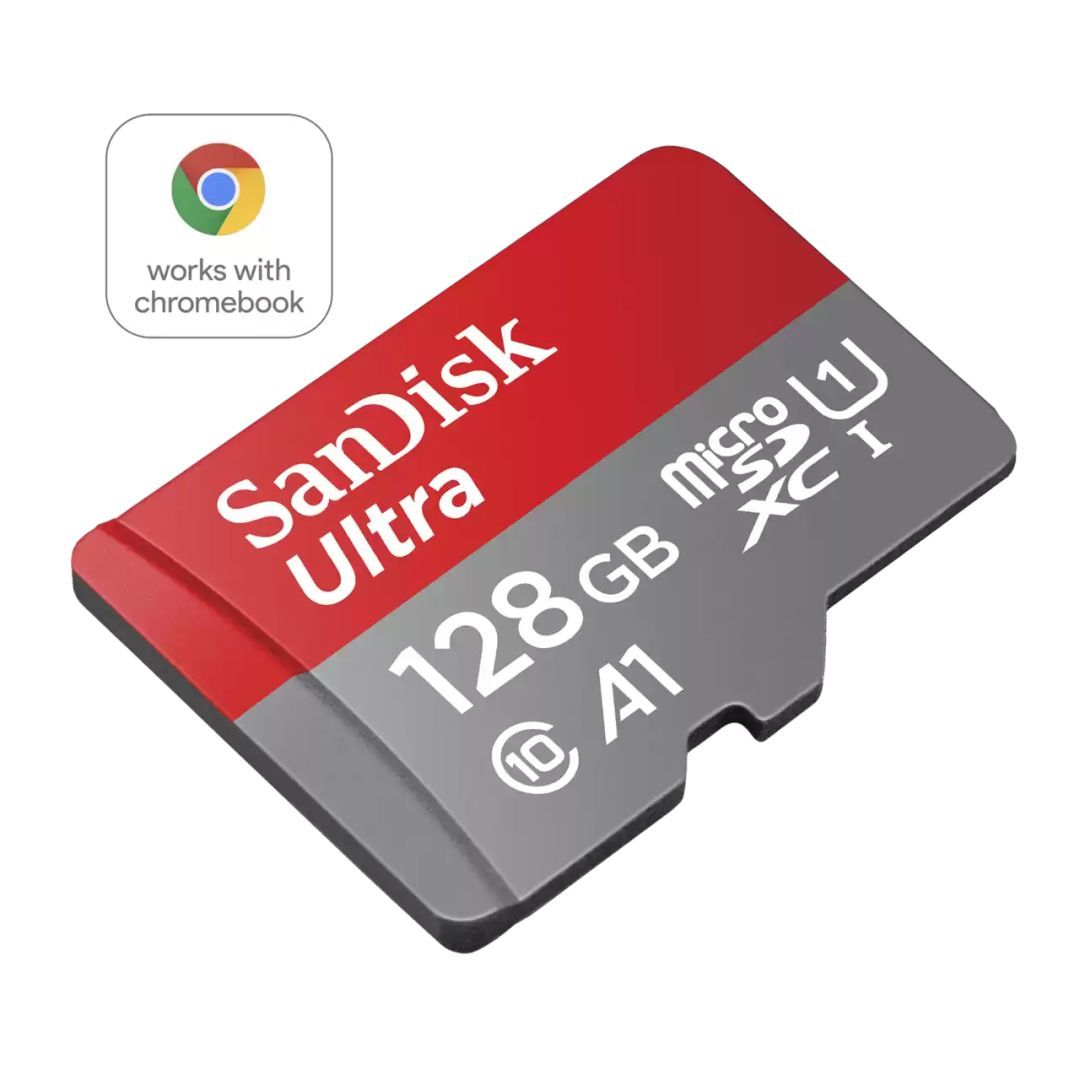 Sandisk 128GB microSDXC Ultra Class10 U1 A1 + adapterrel