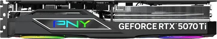 PNY GeForce RTX5070TI 16GB DDR7 EPIC-X RGB TRIPLE FAN PLUS OC