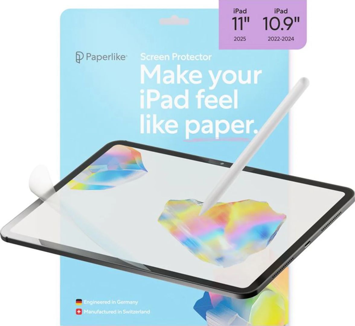 Paperlike Screen Protector 3 iPad 11” (2025); iPad 10.9” (2022-2024) 2-pack Paperlike Screen Protector 3 iPad 11” (2025); iPad 10.9” (2022-2024) 2-pack
