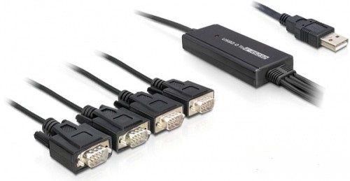 DeLock Átalakító USB 2.0 > 4 x Serial, 1.4m DeLock Átalakító USB 2.0 > 4 x Serial, 1.4m