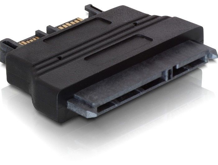 DeLock Adapter Slim SATA 13 pin > SATA 22 pin DeLock Adapter Slim SATA 13 pin > SATA 22 pin