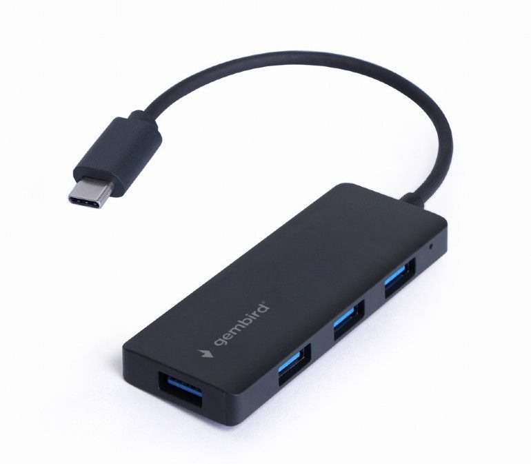 Gembird 4-portos USB3.1 HUB Black Gembird 4-portos USB3.1 HUB Black