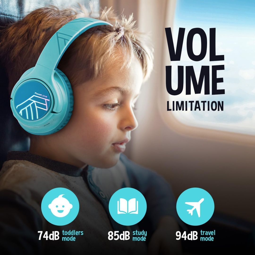 PowerLocus Bobo Kids Bluetooth Headset Blue PowerLocus Bobo Kids Bluetooth Headset Blue