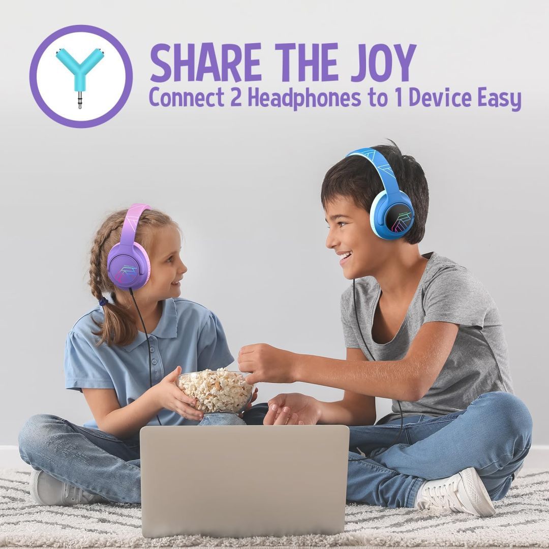 PowerLocus Bobo Kids Bluetooth Headset Purple/Pink PowerLocus Bobo Kids Bluetooth Headset Purple/Pink