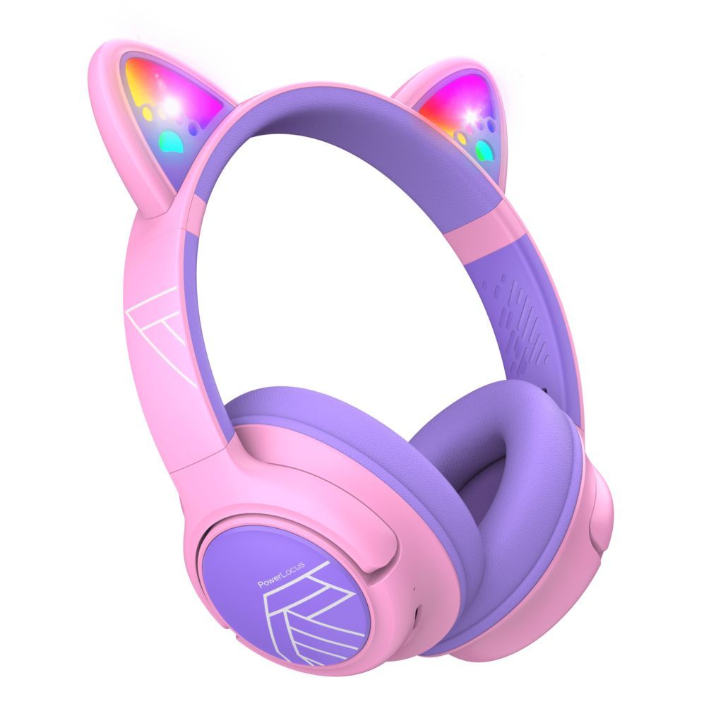 PowerLocus Bobo Ears Kids Bluetooth Headset Purple/Pink PowerLocus Bobo Ears Kids Bluetooth Headset Purple/Pink