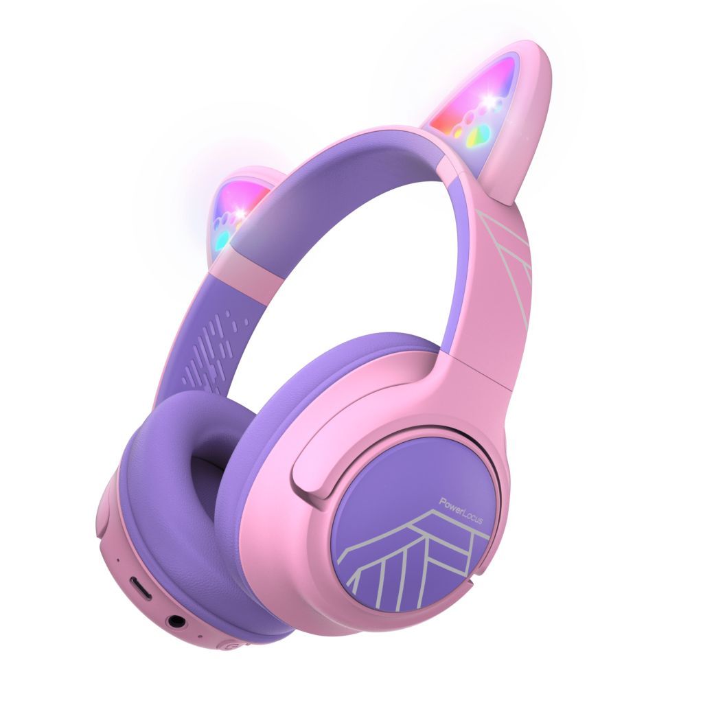 PowerLocus Bobo Ears Kids Bluetooth Headset Purple/Pink PowerLocus Bobo Ears Kids Bluetooth Headset Purple/Pink