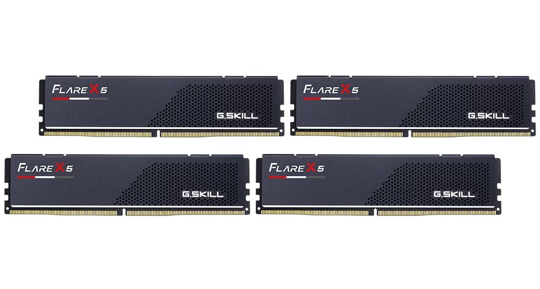 G.SKILL 256GB DDR5 6000MHz Kit(4x64GB) Flare X5 Black