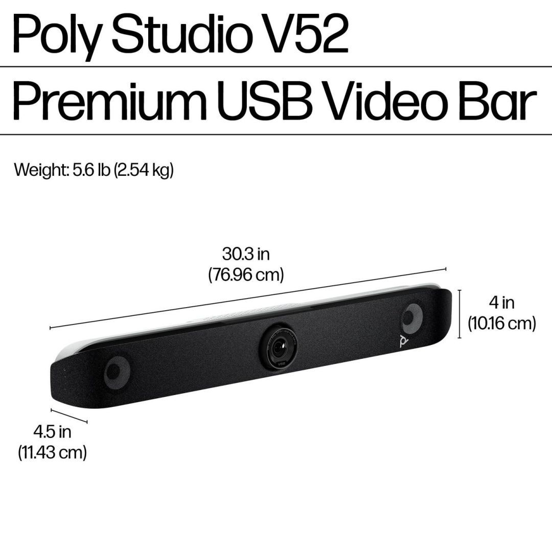 Poly Plantronics Studio V52 VBideo Bar Poly Plantronics Studio V52 VBideo Bar