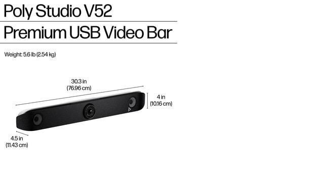 Poly Plantronics Studio V52 VBideo Bar Poly Plantronics Studio V52 VBideo Bar