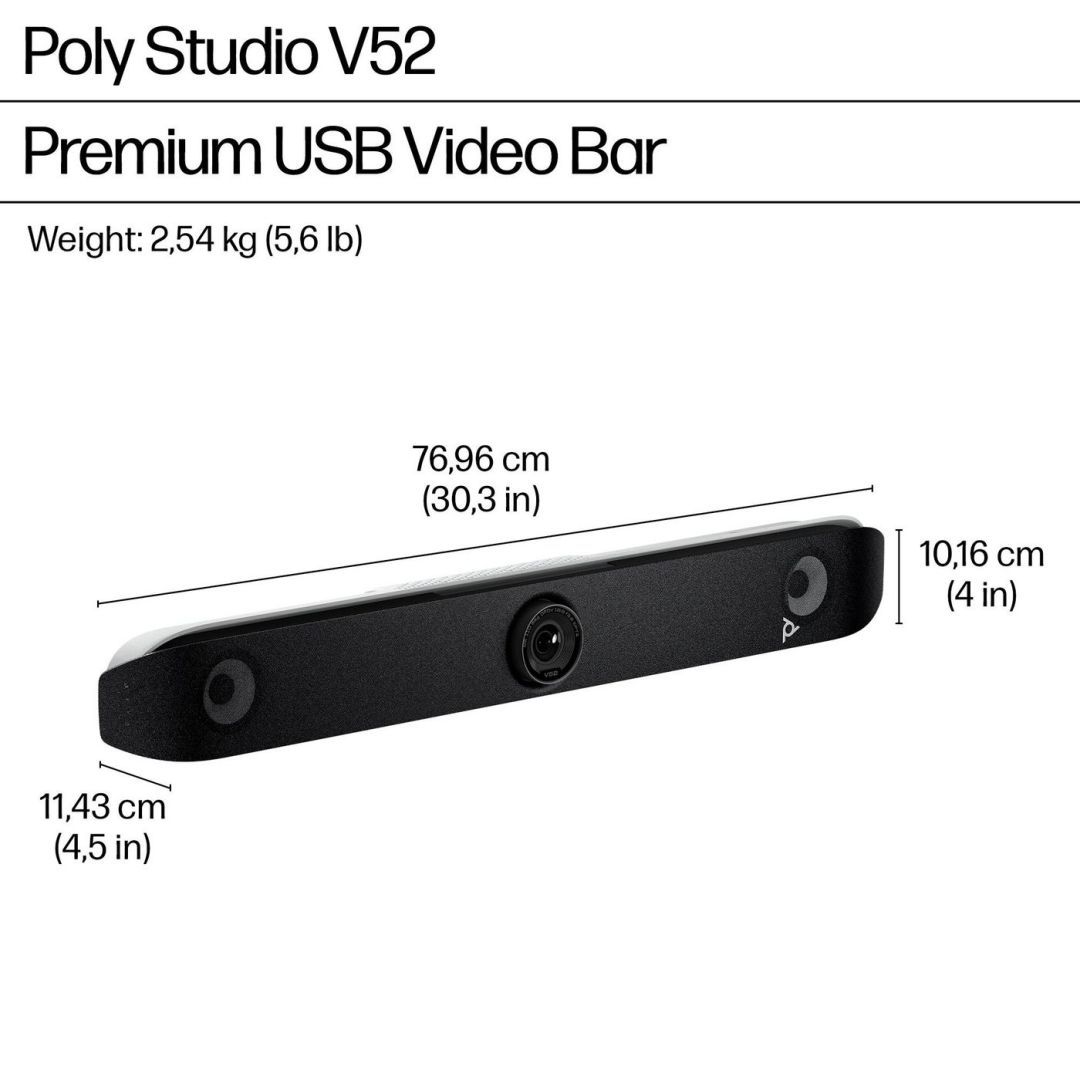 Poly Plantronics Studio V52 VBideo Bar Poly Plantronics Studio V52 VBideo Bar