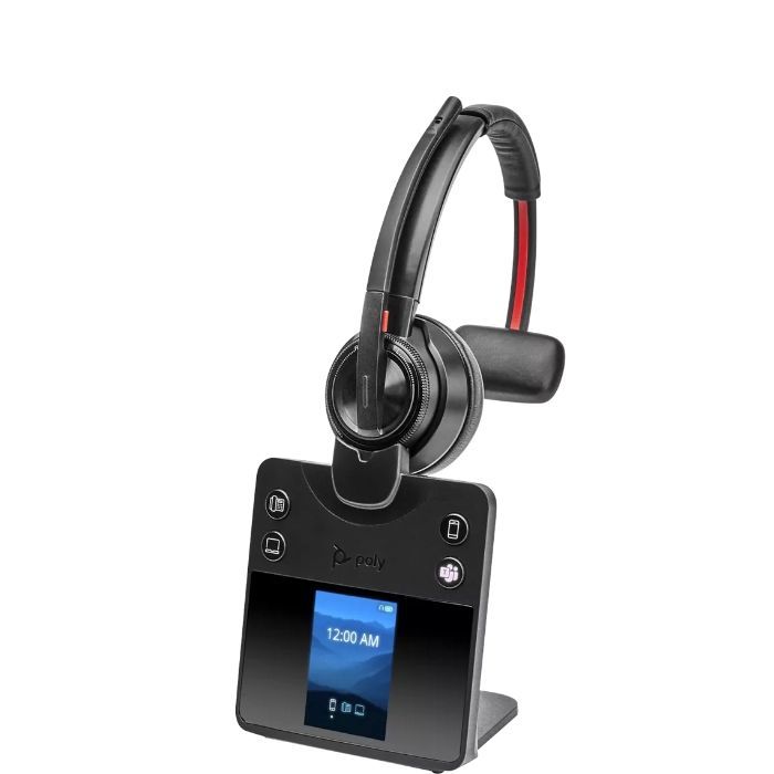 Poly Plantronics Savi 8410 Office Wireless DECT Headset Black Poly Plantronics Savi 8410 Office Wireless DECT Headset Black