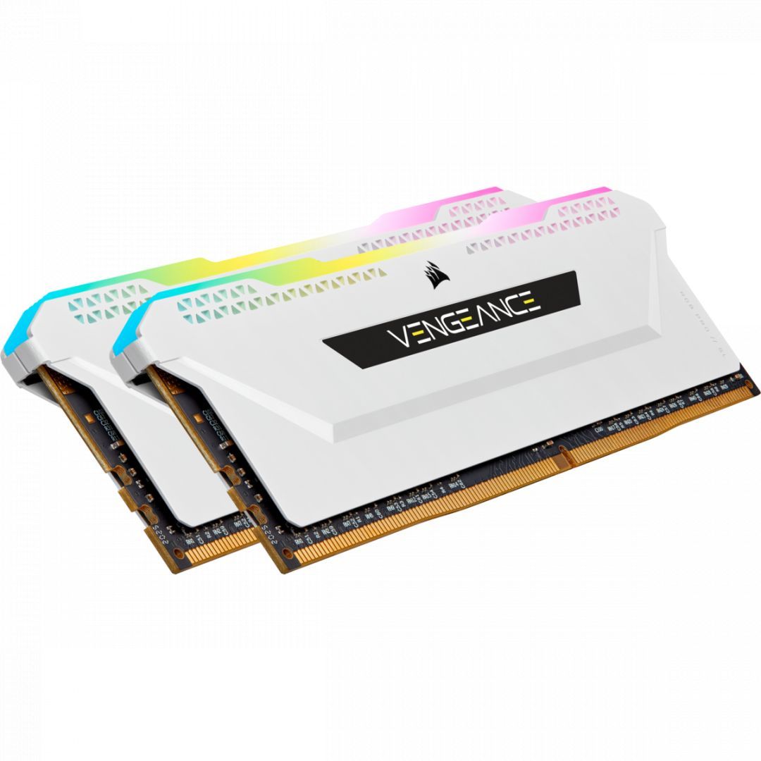 Corsair 32GB DDR4 3200MHz Kit(2x16GB) Vengeance RGB Pro SL White Corsair 32GB DDR4 3200MHz Kit(2x16GB) Vengeance RGB Pro SL White