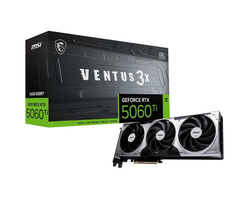 Msi RTX5060 TI 16G VENTUS 3X OC Msi RTX5060 TI 16G VENTUS 3X OC