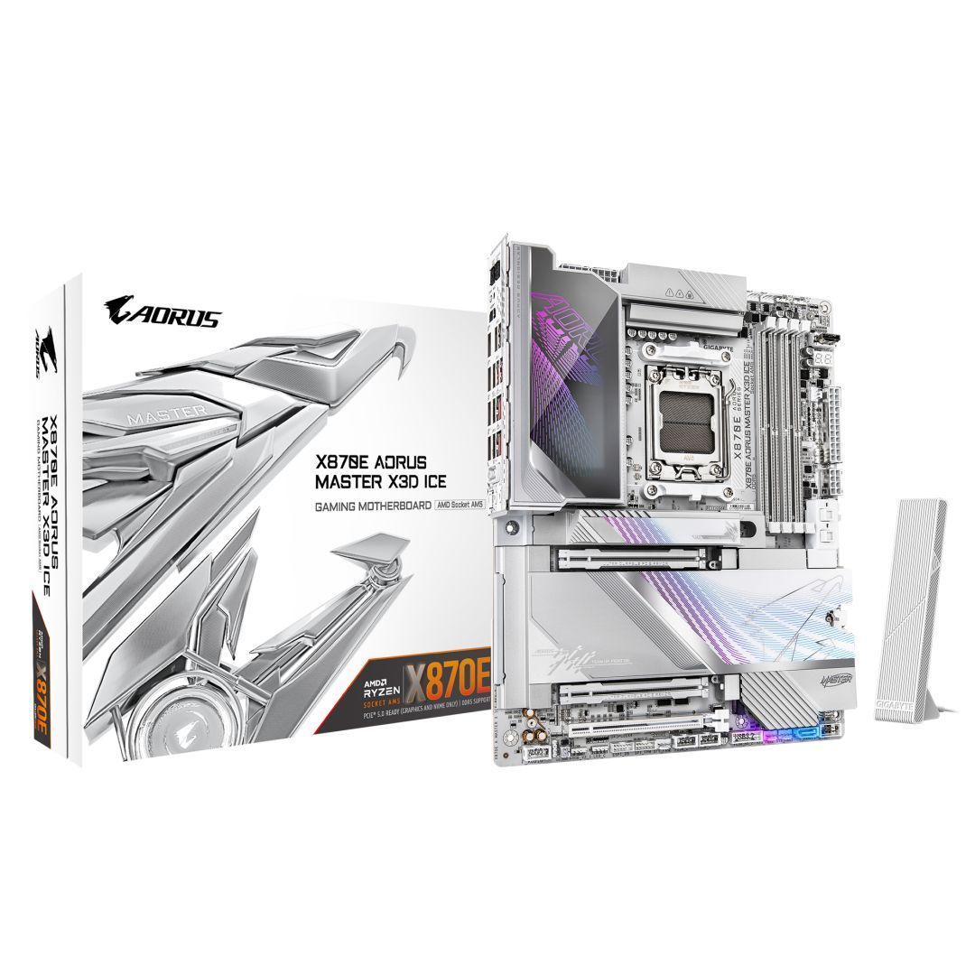 Gigabyte X870E AORUS MASTER X3D ICE Gigabyte X870E AORUS MASTER X3D ICE