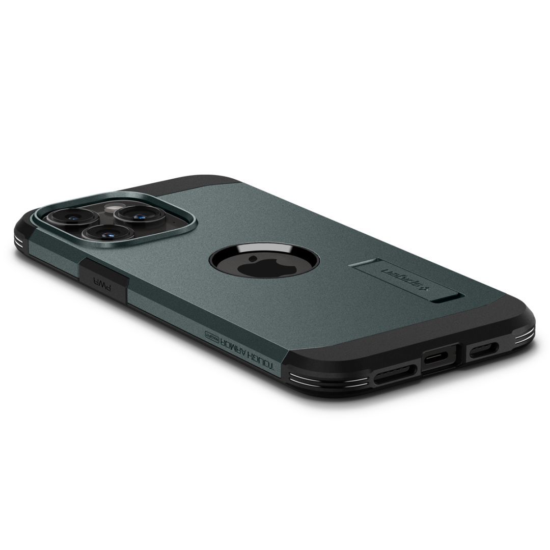 Spigen iPhone 15 Pro Case Tough Armor MagSafe (MagFit) Abyss Green Spigen iPhone 15 Pro Case Tough Armor MagSafe (MagFit) Abyss Green