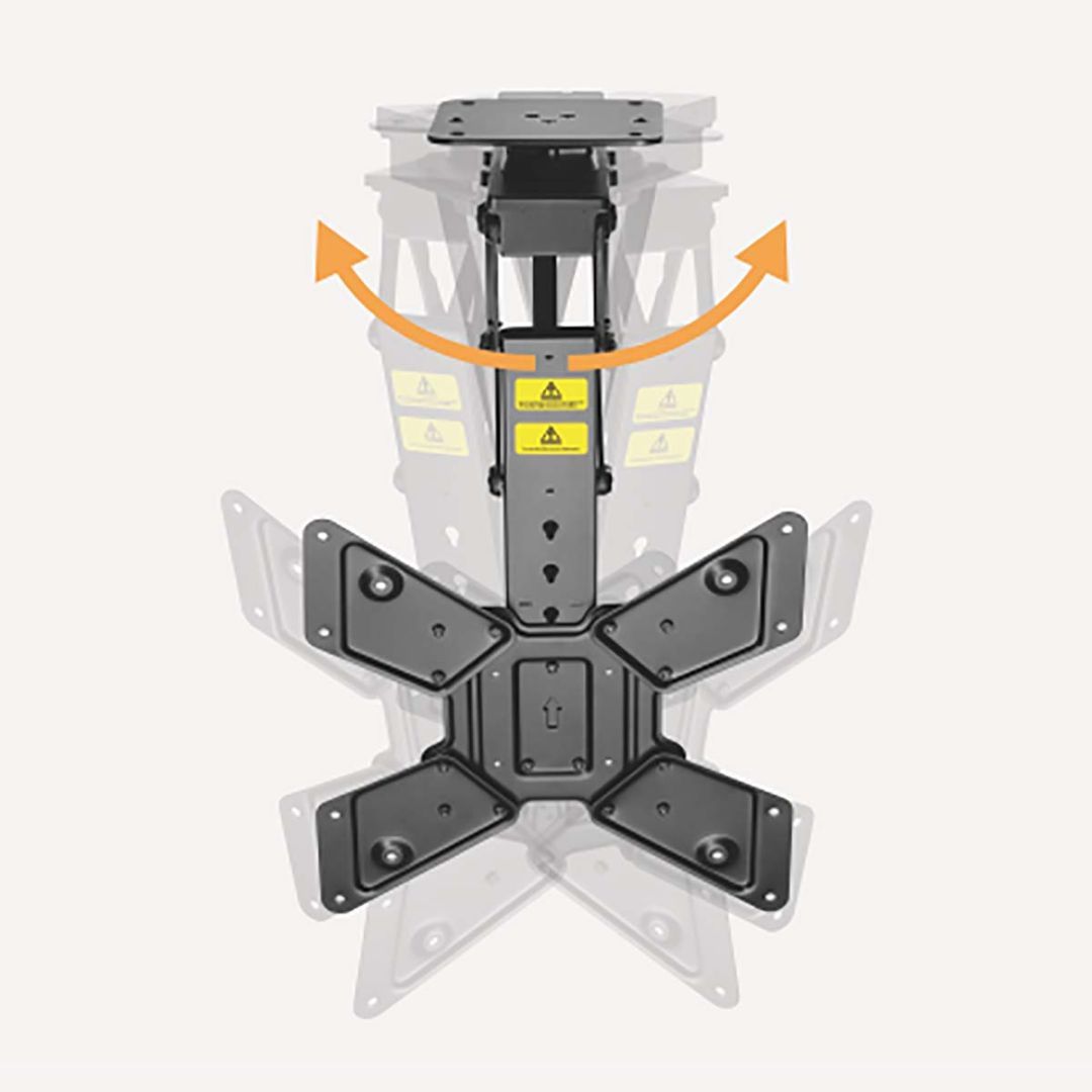 Nedis SmartLife Motorised TV Ceiling Mount 23"-65" Black Nedis SmartLife Motorised TV Ceiling Mount 23"-65" Black