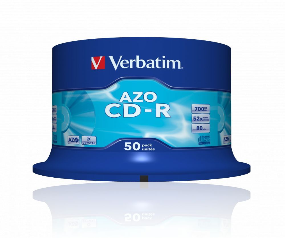 Verbatim DataLife Plus CD-R 80 52x 50db/henger (50-es címke) Verbatim DataLife Plus CD-R 80 52x 50db/henger (50-es címke)