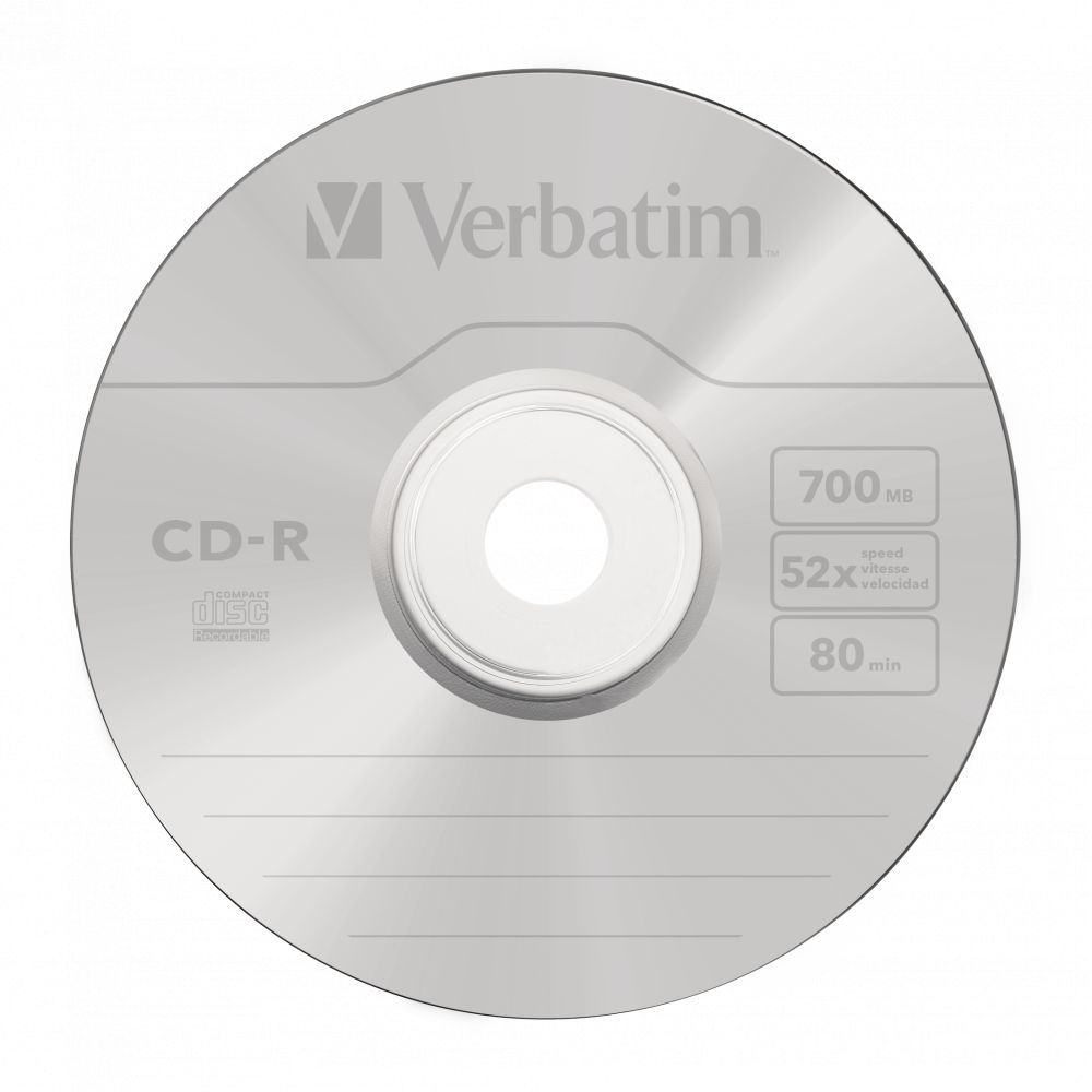 Verbatim DataLife Plus CD-R 80 52x 50db/henger (50-es címke) Verbatim DataLife Plus CD-R 80 52x 50db/henger (50-es címke)
