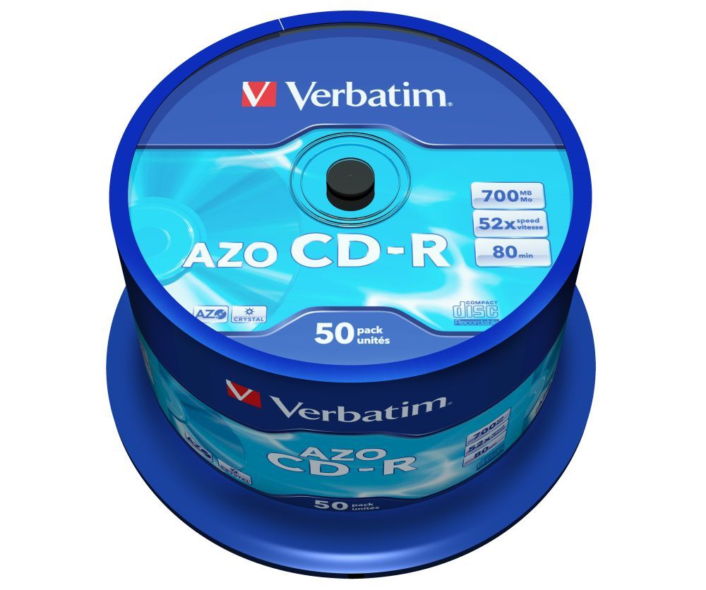 Verbatim DataLife Plus CD-R 80 52x 50db/henger (50-es címke) Verbatim DataLife Plus CD-R 80 52x 50db/henger (50-es címke)