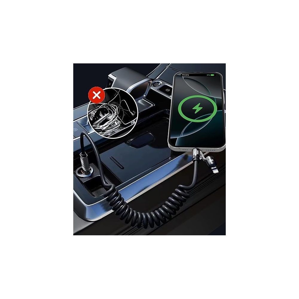 BlackBird BH1683 4in1 USB-A/USB-C/Lightning Cable 0,5-2m Black