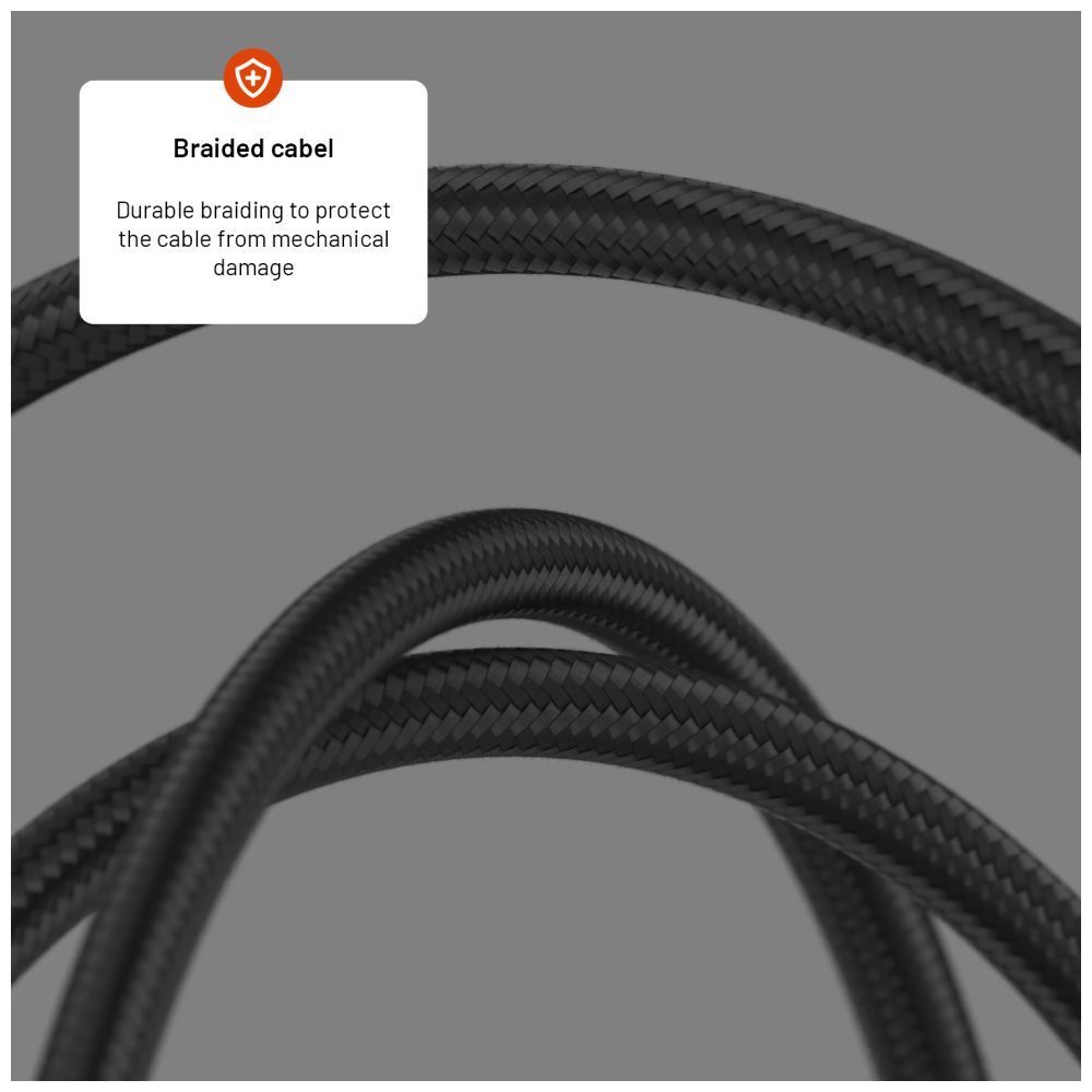 FIXED USB-C/USB-C adat- és töltőkábel kijelzővel, PD, USB 2.0 100W 2m, fekete FIXED USB-C/USB-C adat- és töltőkábel kijelzővel, PD, USB 2.0 100W 2m, fekete