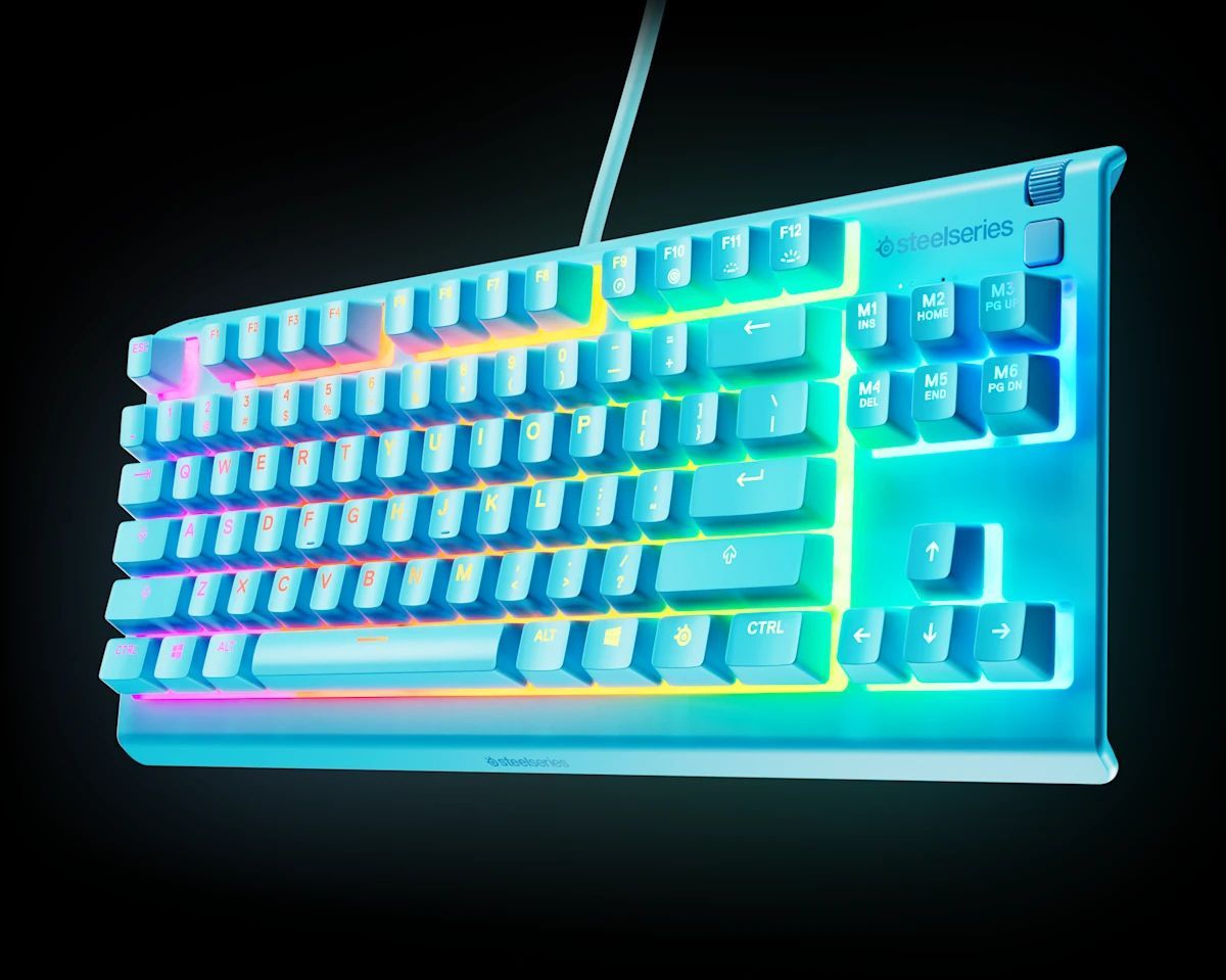 Steelseries Apex 3 TKL Gaming Keyboard Aqua UK
