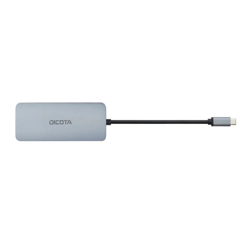 Dicota USB-C 8-in-1 Multi Hub 4K PD 100W Silver Dicota USB-C 8-in-1 Multi Hub 4K PD 100W Silver