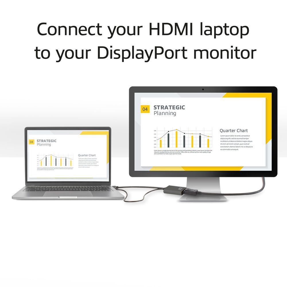 ACT HDMI to DisplayPort adapter 4K@60Hz Black ACT HDMI to DisplayPort adapter 4K@60Hz Black
