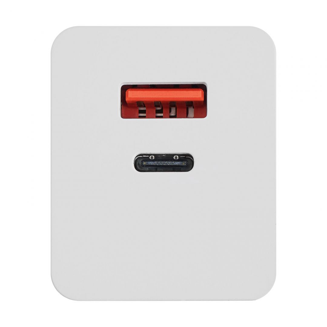 Akyga AK-CH-20 USB-C USB-A PD GaN 5-20V / 1,5-5A 100W White Akyga AK-CH-20 USB-C USB-A PD GaN 5-20V / 1,5-5A 100W White
