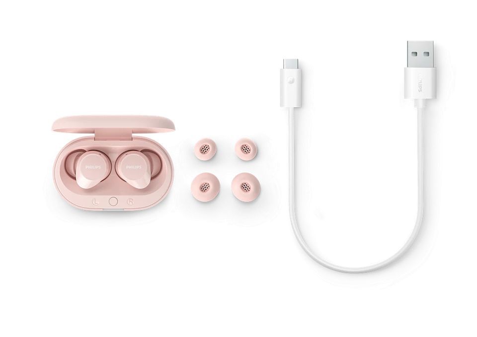 Philips TAT1209PK TWS Bluetooth Headset Pink Philips TAT1209PK TWS Bluetooth Headset Pink