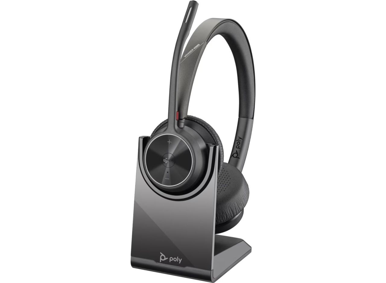 Poly Plantronics Voyager 4320 USB-A Bluetooth Headset +BT700 dongle Black Poly Plantronics Voyager 4320 USB-A Bluetooth Headset +BT700 dongle Black