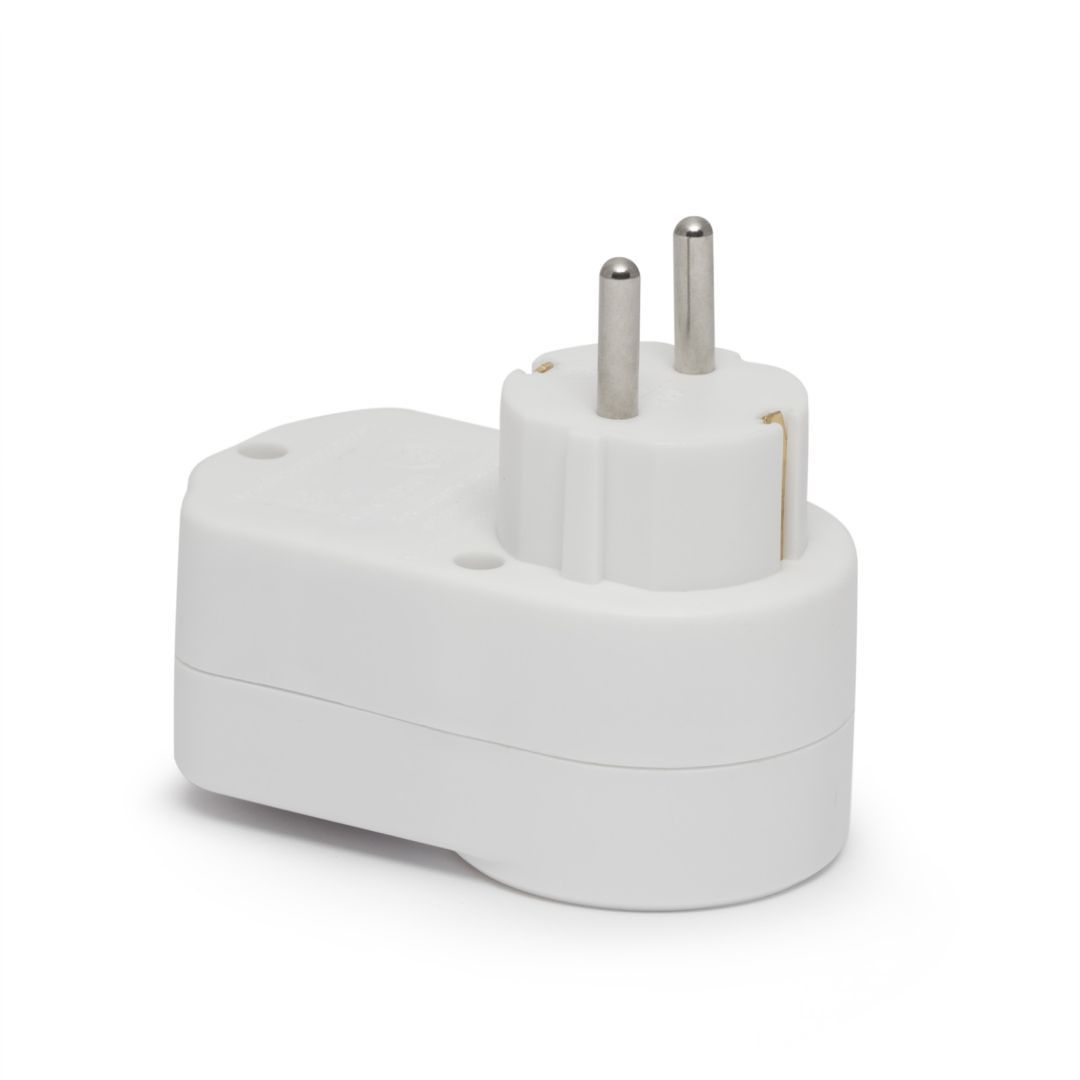 Delight Hálózati Elosztó Kapcsolóval 1DIN Fali White