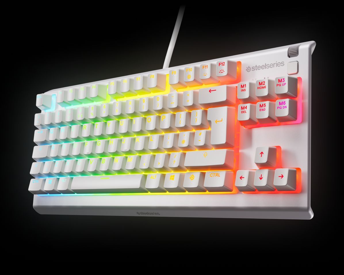 Steelseries Apex 3 TKL Gaming Keyboard White UK