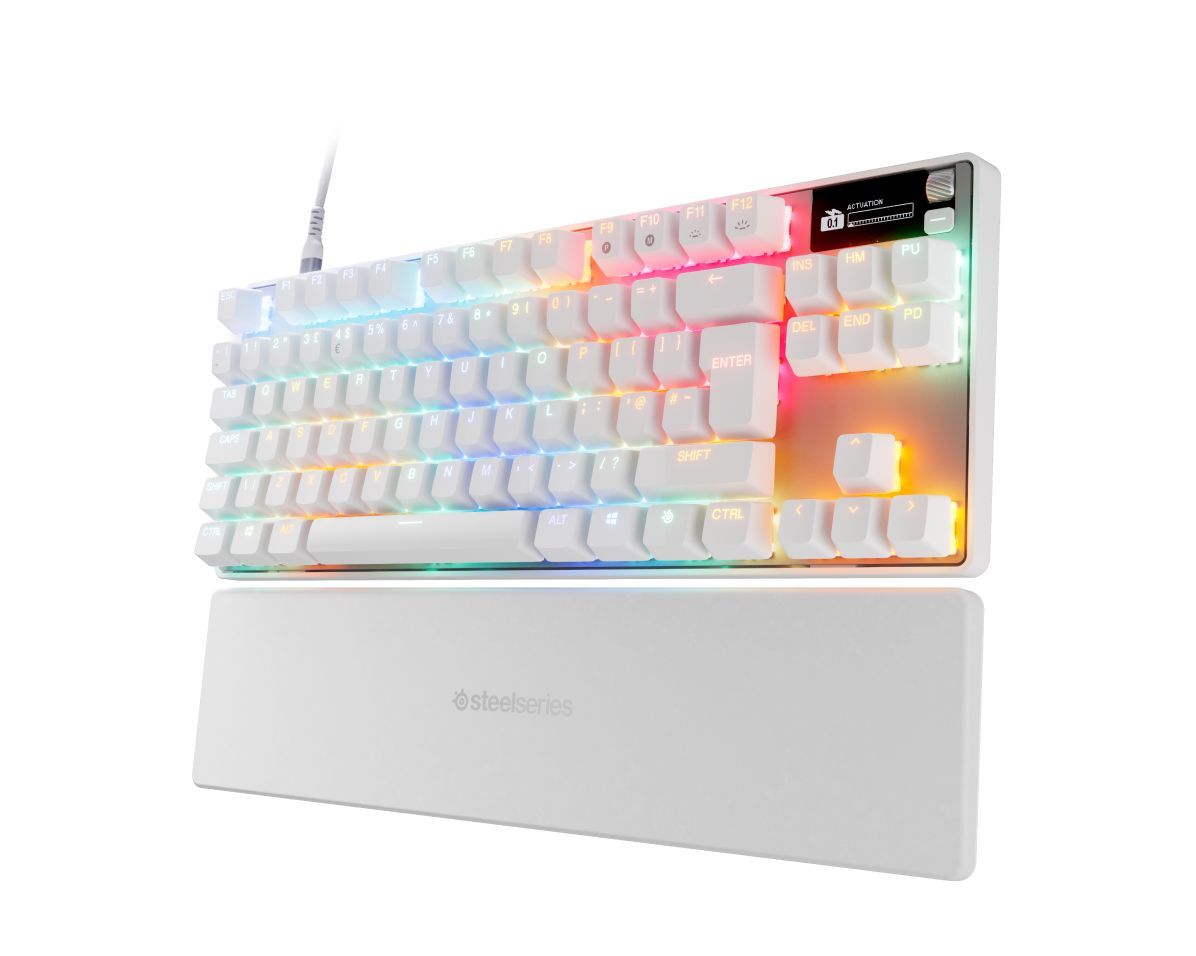 Steelseries Apex Pro TKL Gen 3 Gaming Keyboard White UK Steelseries Apex Pro TKL Gen 3 Gaming Keyboard White UK