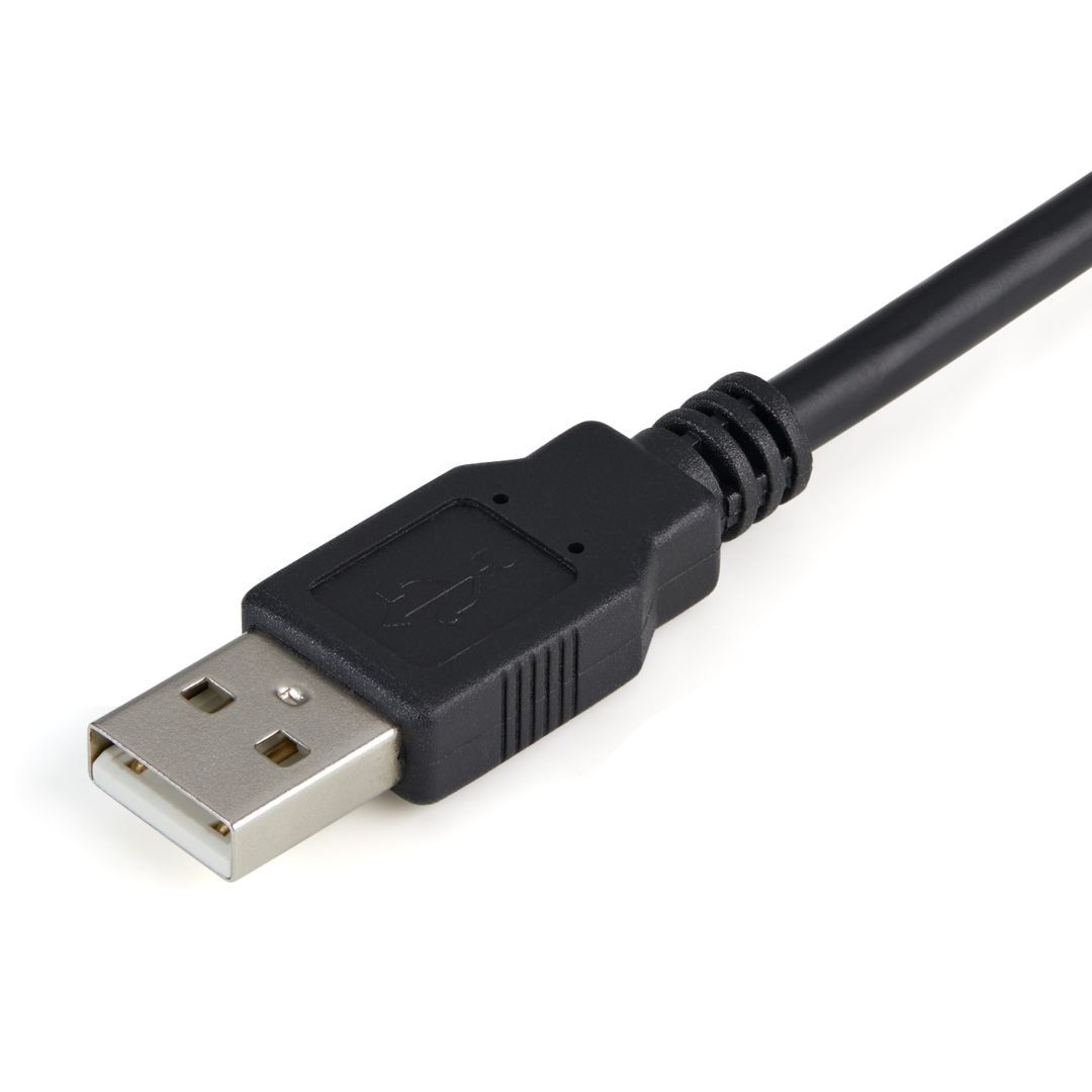 Startech USB to Serial RS232 Adapter Cable with COM Retention 1,8m Black Startech USB to Serial RS232 Adapter Cable with COM Retention 1,8m Black