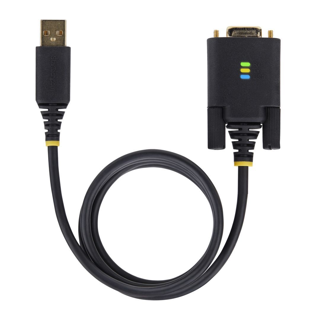 Startech USB-A to RS232 1m Black Startech USB-A to RS232 1m Black