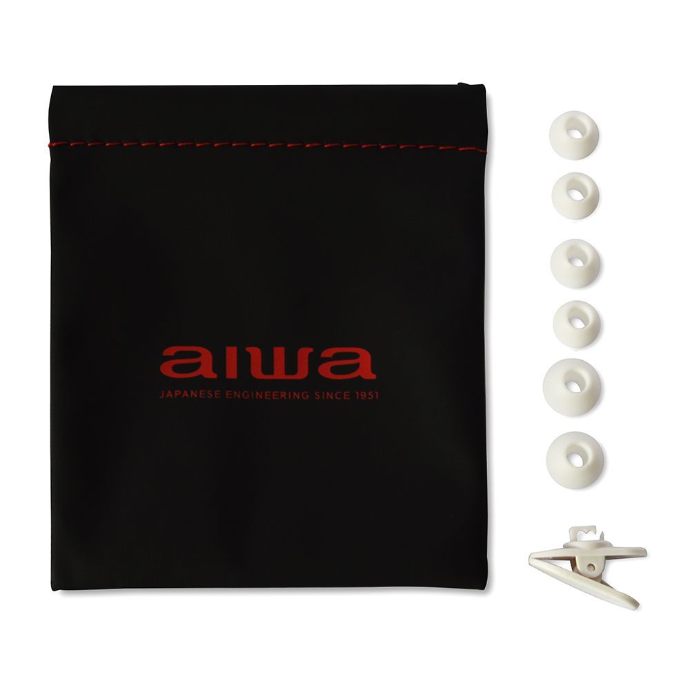 Aiwa ESTM-500WT Hi-Res Headphone White Aiwa ESTM-500WT Hi-Res Headphone White