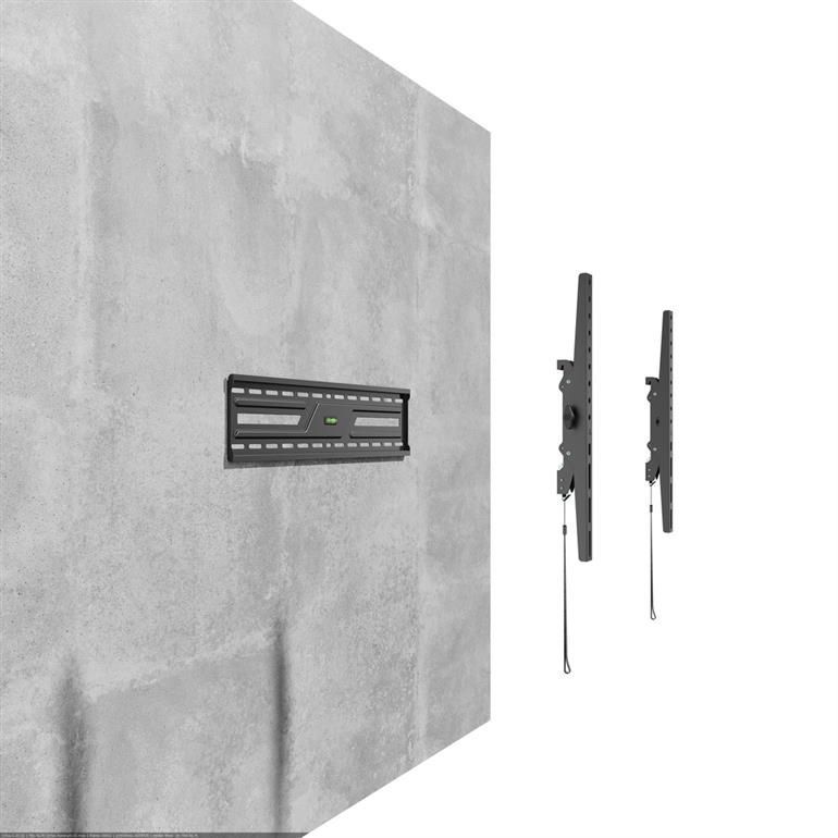 Gembird WM-86T-01 TV wall mount (tilt) 37”-86” Black Gembird WM-86T-01 TV wall mount (tilt) 37”-86” Black