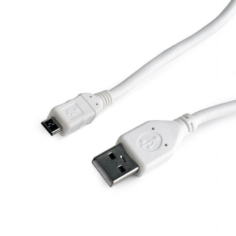 Gembird CCP-MUSB2-AMBM-W micro USB 2.0 cable AM-MBM5P 1m White Gembird CCP-MUSB2-AMBM-W micro USB 2.0 cable AM-MBM5P 1m White