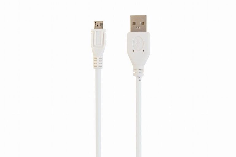 Gembird CCP-MUSB2-AMBM-W micro USB 2.0 cable AM-MBM5P 1m White Gembird CCP-MUSB2-AMBM-W micro USB 2.0 cable AM-MBM5P 1m White