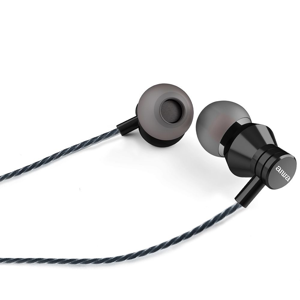 Aiwa ESTM-50BK In-Ear Headphone Black Aiwa ESTM-50BK In-Ear Headphone Black