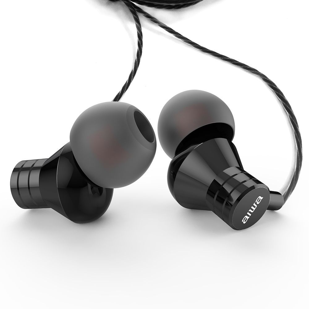 Aiwa ESTM-50BK In-Ear Headphone Black Aiwa ESTM-50BK In-Ear Headphone Black
