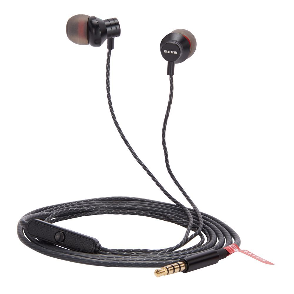 Aiwa ESTM-50BK In-Ear Headphone Black Aiwa ESTM-50BK In-Ear Headphone Black