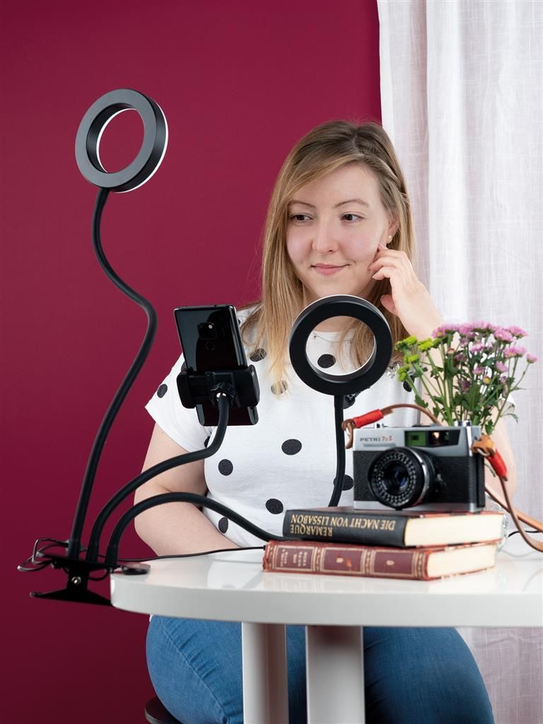 Dörr SLR-12 LED SZELFI DUAL RING LIGHT Black Dörr SLR-12 LED SZELFI DUAL RING LIGHT Black