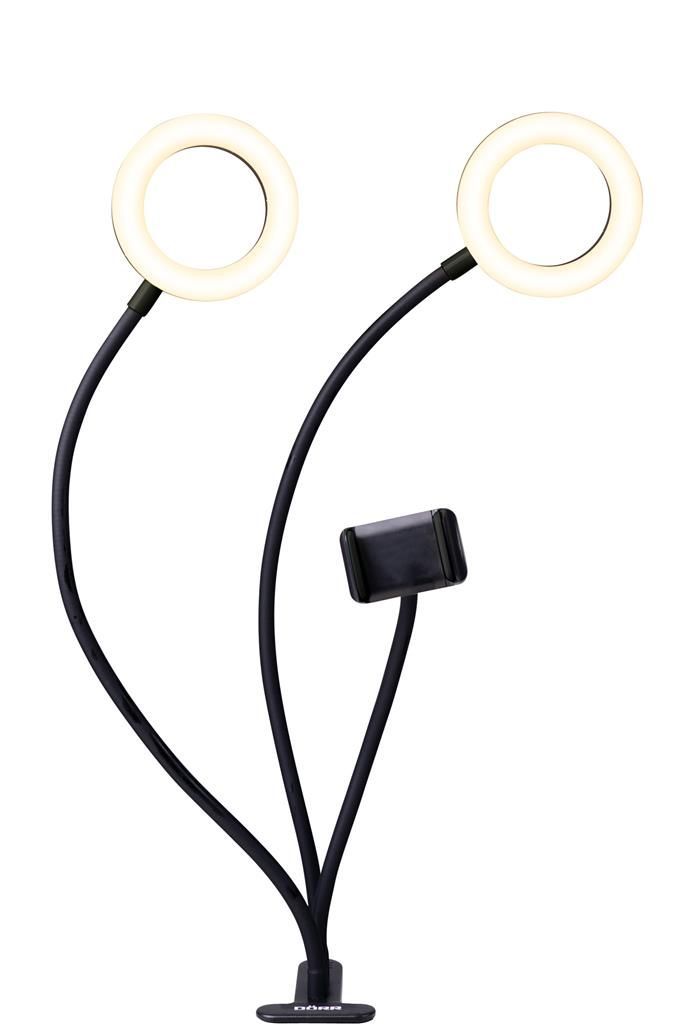 Dörr SLR-12 LED SZELFI DUAL RING LIGHT Black Dörr SLR-12 LED SZELFI DUAL RING LIGHT Black