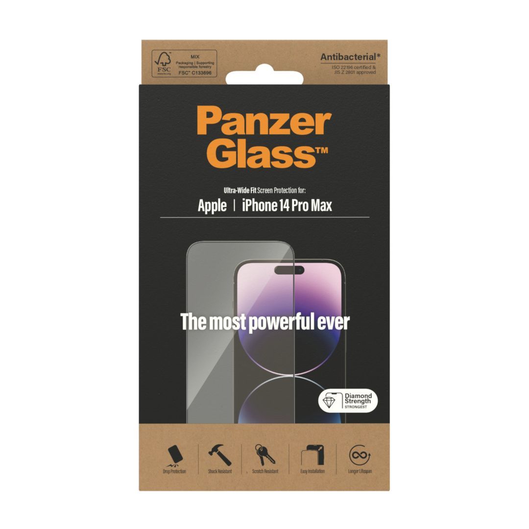PanzerGlass Apple iPhone 14 Pro Max képernyővédő fólia PanzerGlass Apple iPhone 14 Pro Max képernyővédő fólia