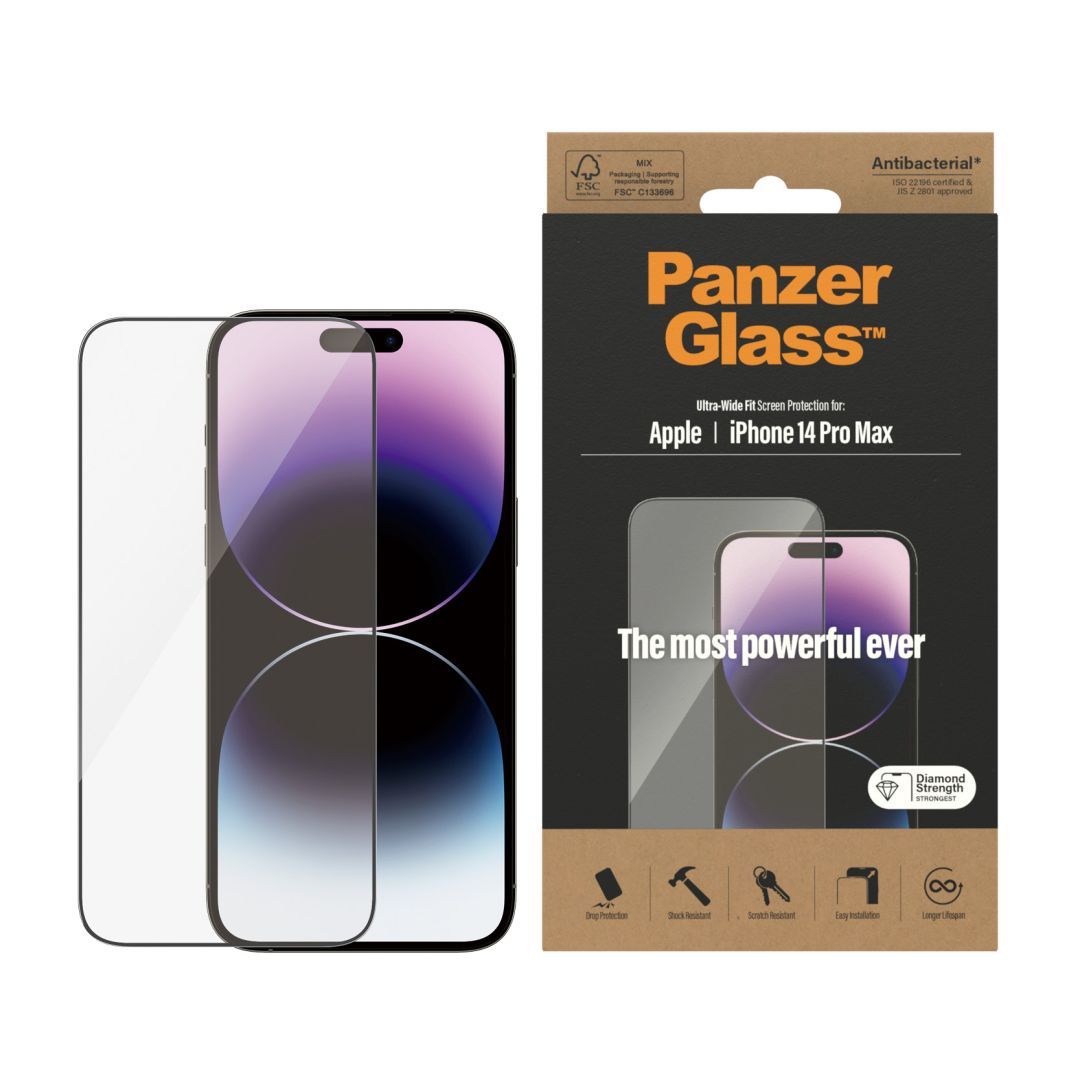 PanzerGlass Apple iPhone 14 Pro Max képernyővédő fólia PanzerGlass Apple iPhone 14 Pro Max képernyővédő fólia